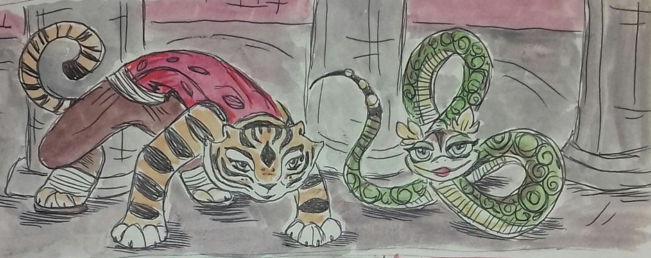 Master Tigress and Viper