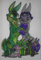 BBXRae Bunnies by nymeriadire