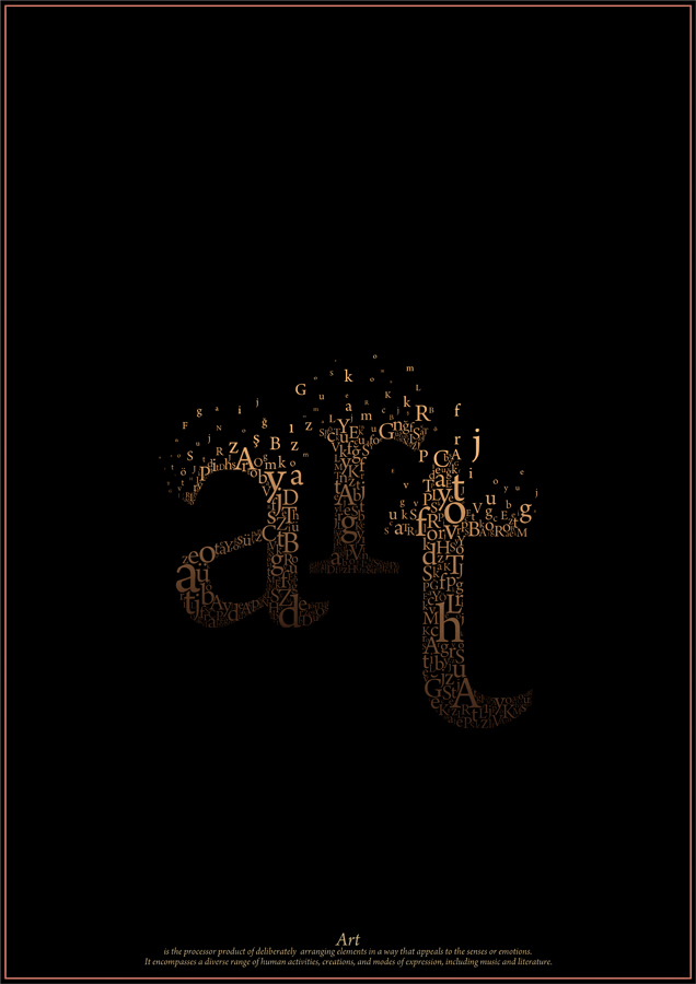 type art invert by dogukanaksu