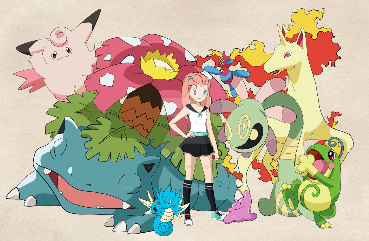 Pokemon OC- Rival Katerina by WhiteTiger014 on DeviantArt