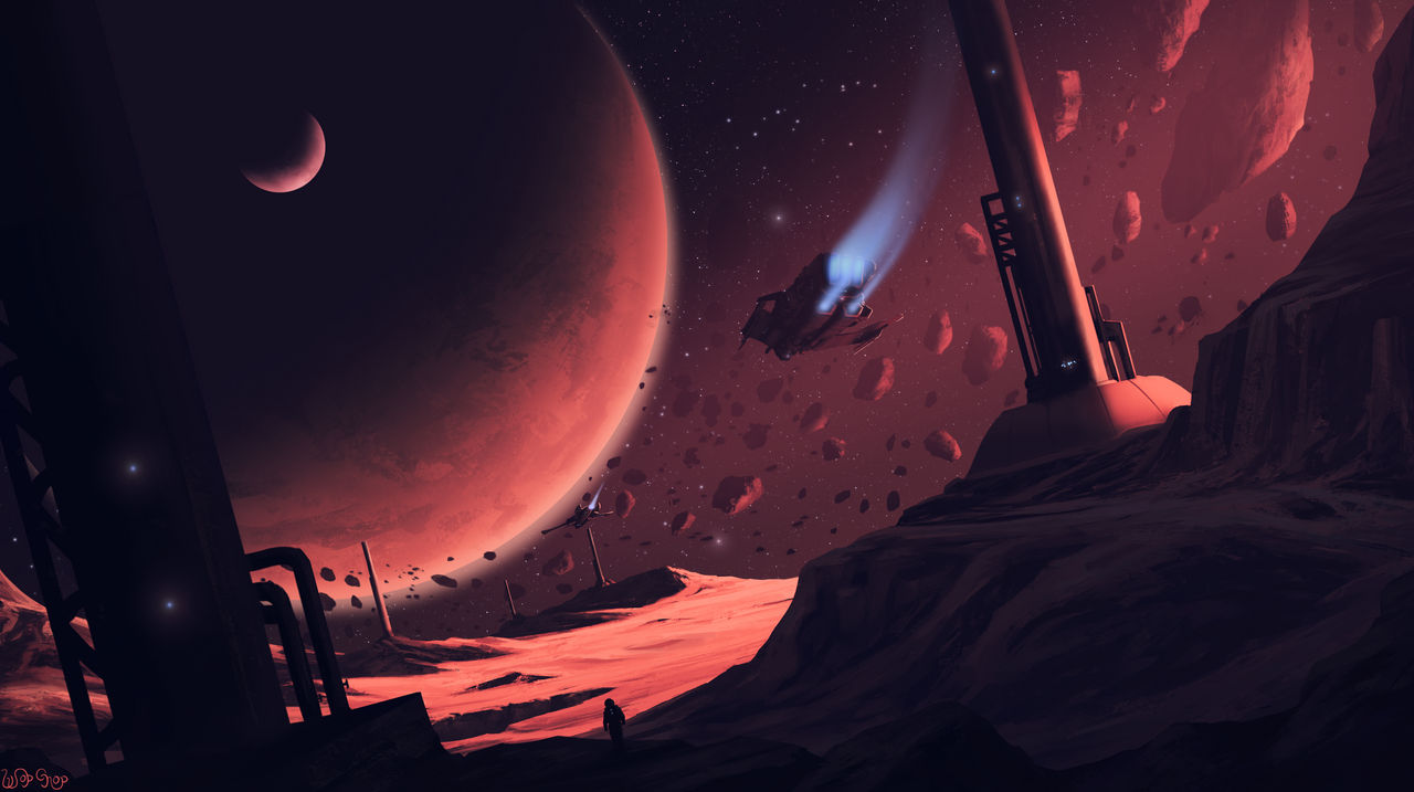 Asteroid Deviantart Drifting Asteroids by WopGnop on DeviantArt