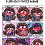 Blushing Faces Meme