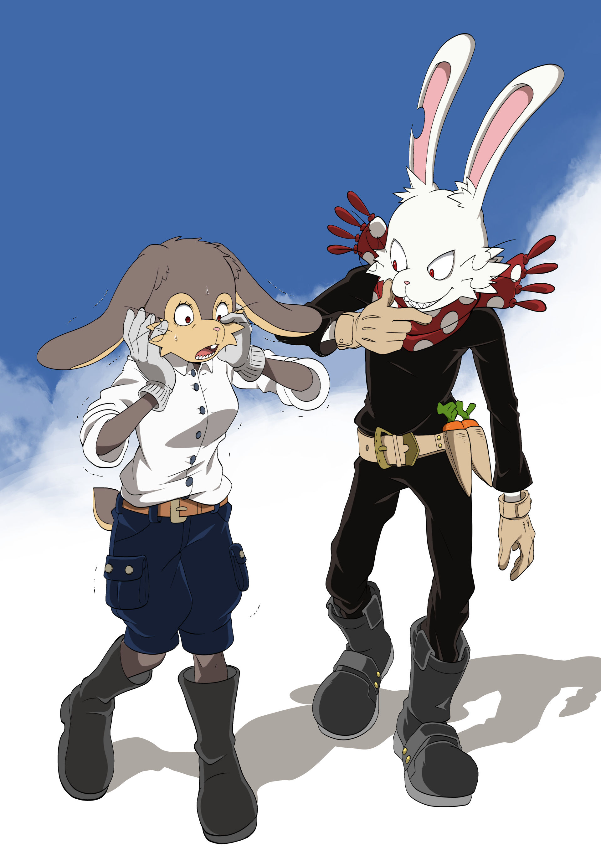 Hana has become a rabbit? by JoffRob on DeviantArt