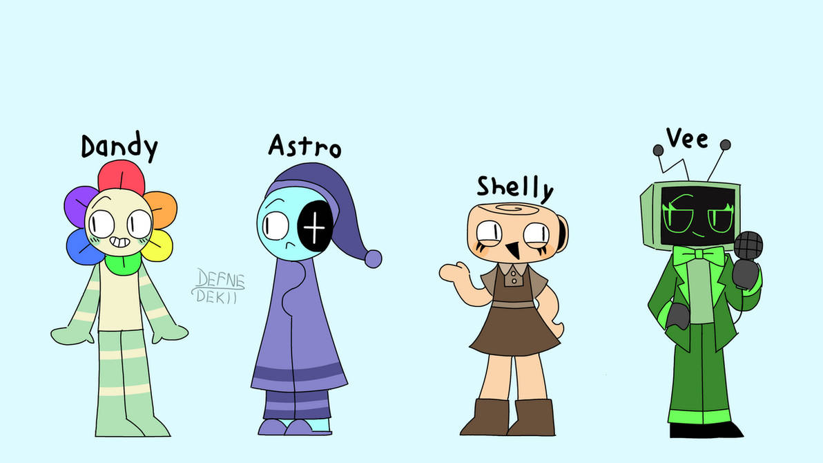 Deviantart Dandy Dandys World Sorta-redesigns part 5 by DefneSparklez on DeviantArt