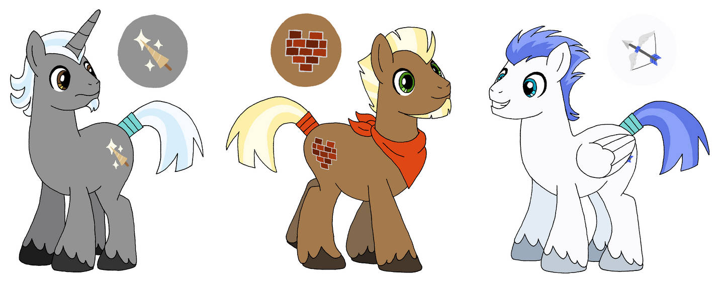 Mlp Bodyguards MLP Characters: Royal Guard Squad, Off Duty by PokemonTrainerMax on ...