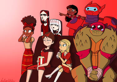 A Rainbow of Favorite Characters - Red