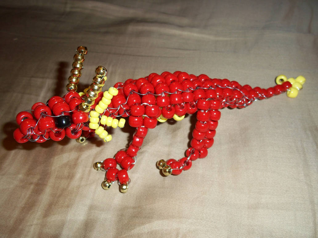 Big Red 3D Pony Bead Dragon 6 by IndustrialPop on DeviantArt
