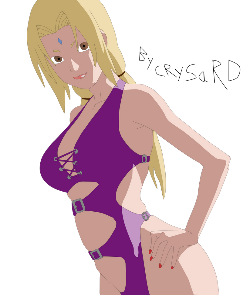 It's Tsunade in her swimsuit from the 10. 