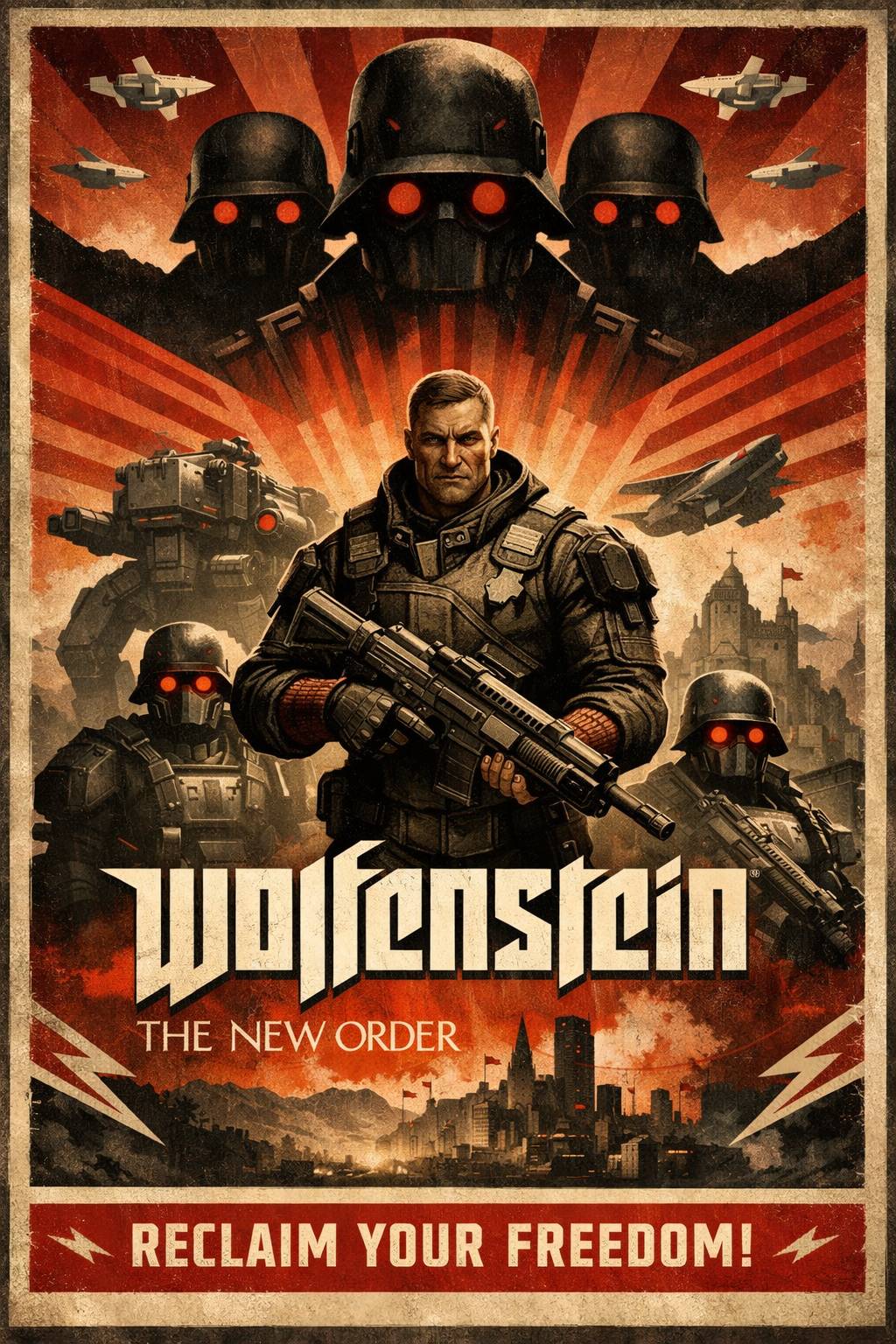 Contrctee Wolfenstein Poster / #1 by Official-Contractee on DeviantArt