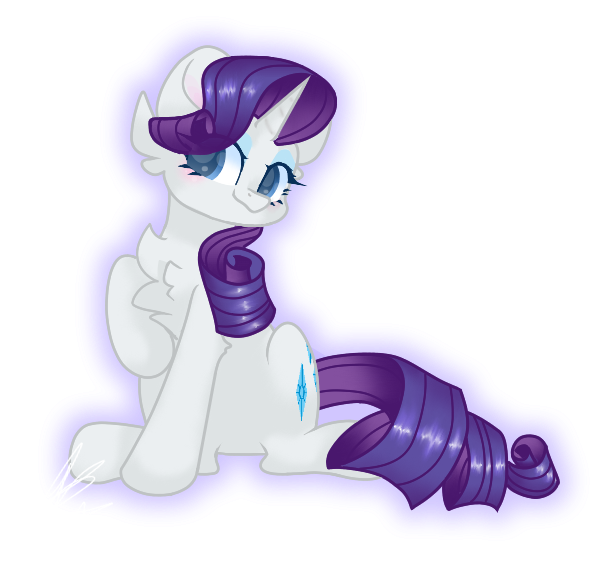 Beautiful Rarity by natpaintpony on DeviantArt