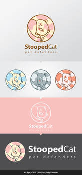 StoopedCat Logo Template