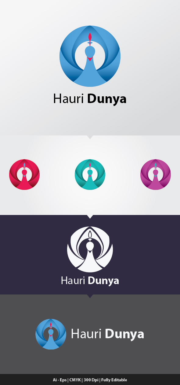 Hauri Dunya Logo Template