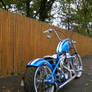 Baby Blue Panhead Bobber