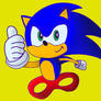 Sonic gives you a thumbs up