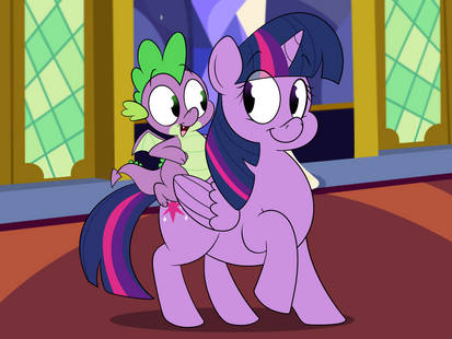 Twilight and Spike!