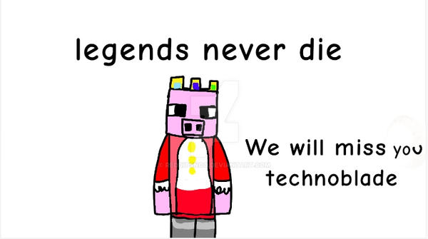 Technoblade never dies. by CrayolaGurl on DeviantArt