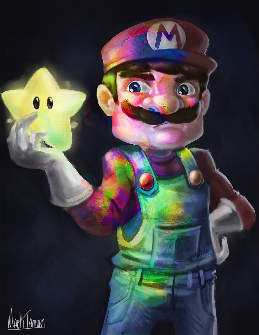 Star Power Mario by Markdotea on DeviantArt