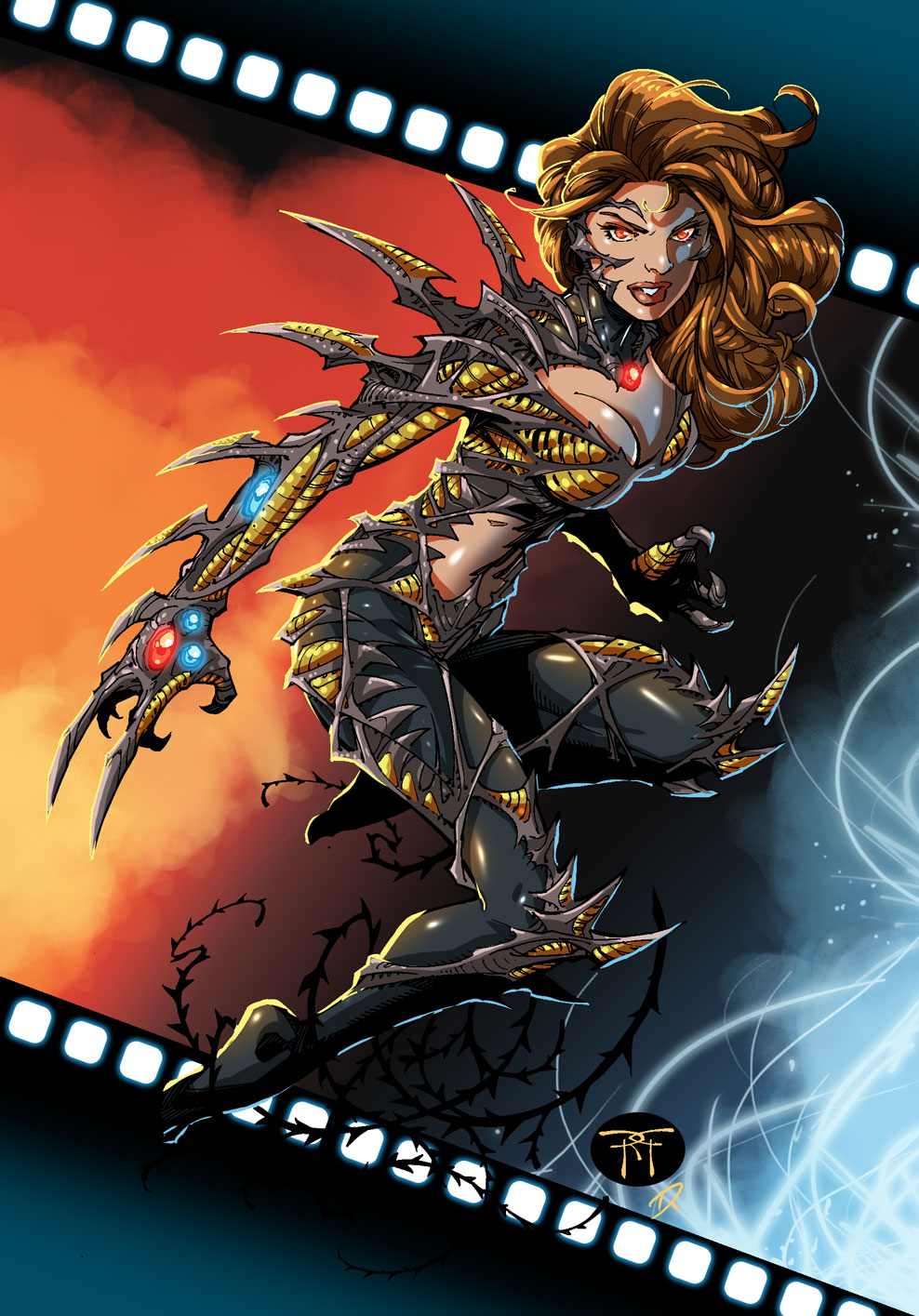 Randy Green's Witchblade colored