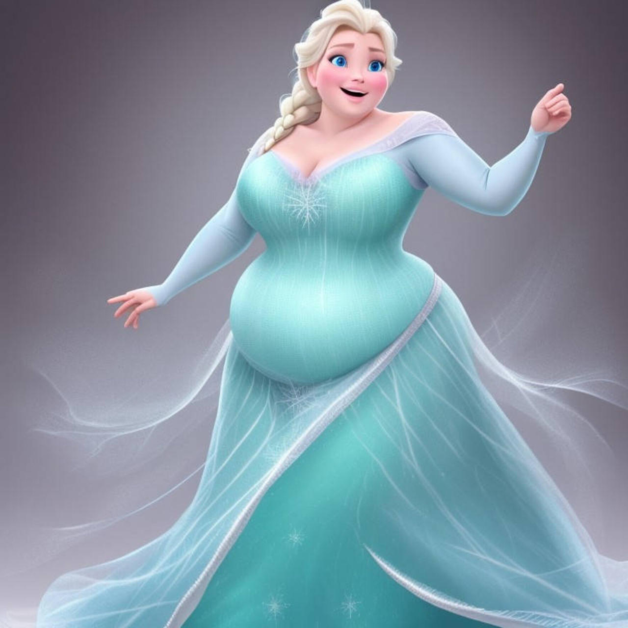 Frozen Inflation Deviantart Fat Elsa by ObeseGTAVBikinigirl on DeviantArt