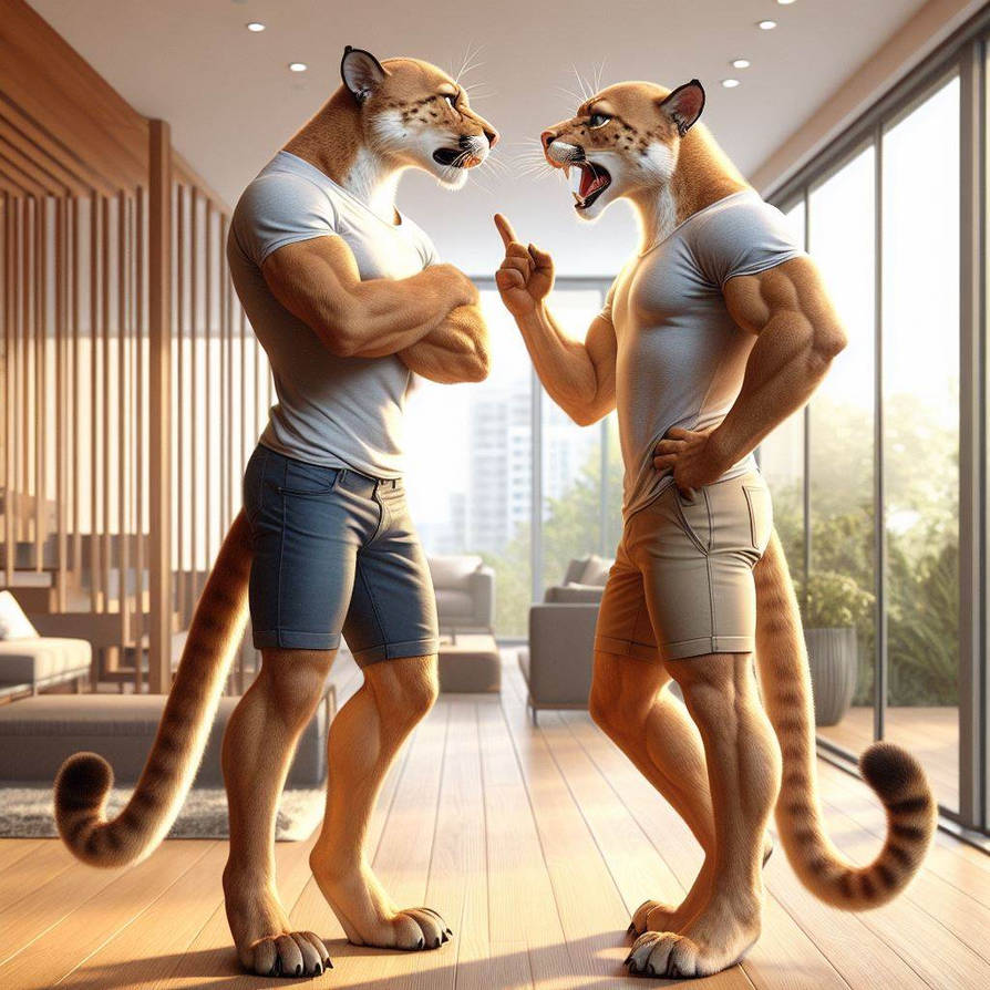 Hair Fight Deviantart Cat Fight by AnthurArt on DeviantArt