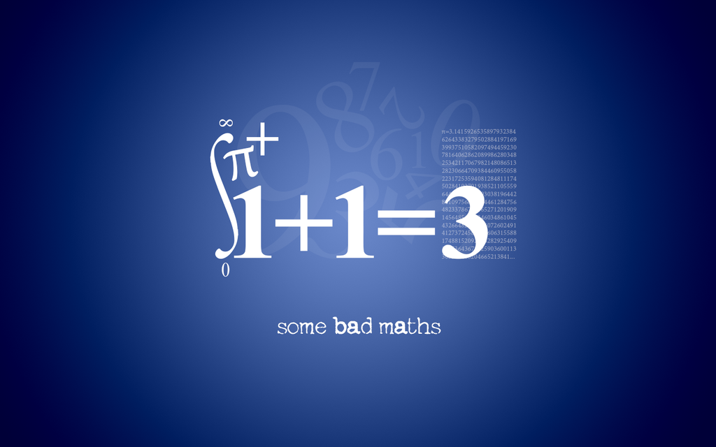 Bade Math Some Bad maths by gloriousTaN on DeviantArt