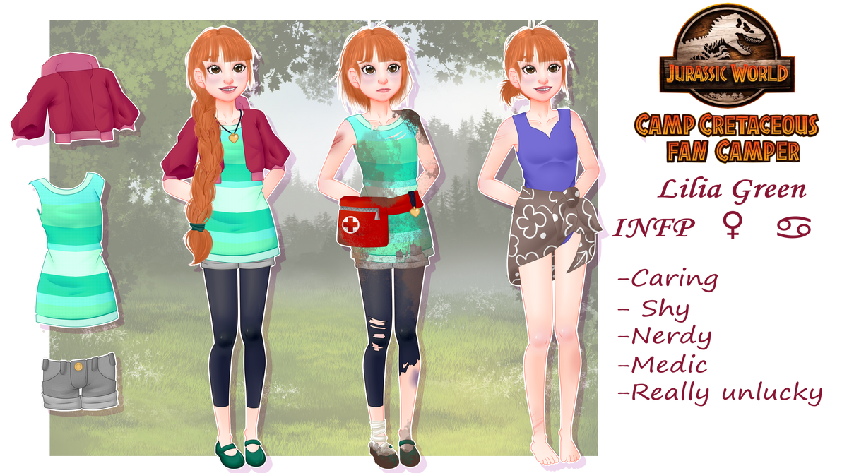 Lilia Green JW:Camp Cretaceous FC by Bea-Boo on DeviantArt