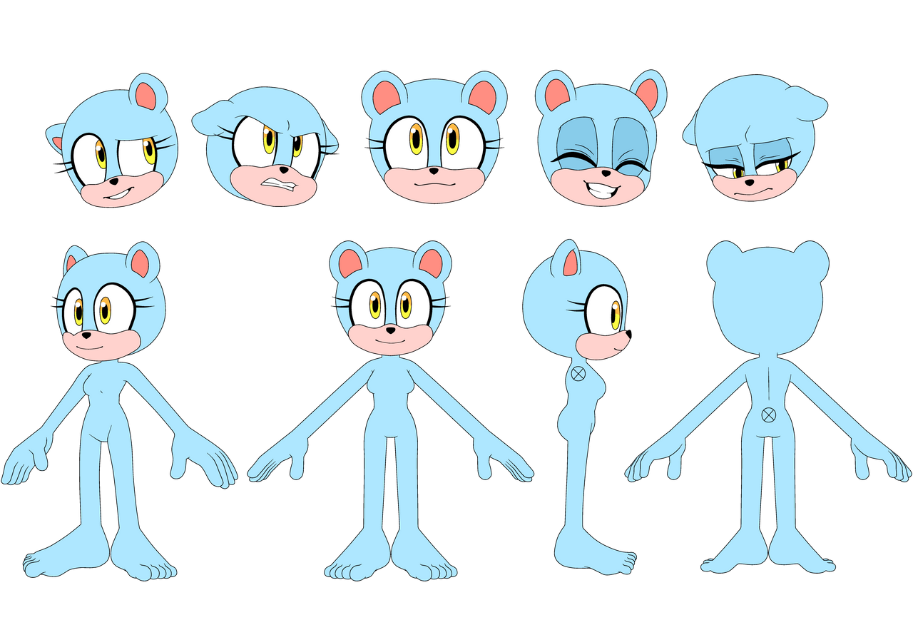 IDW Mobian Reference Base MS Paint friendly by Bea-Boo on DeviantArt