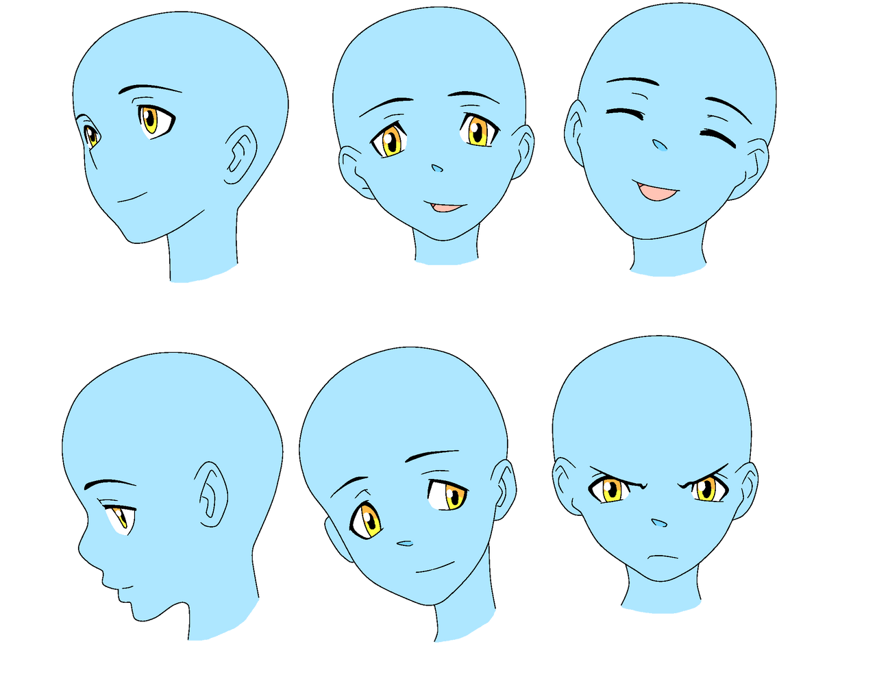Soul Eater Face ref Base Ms Paint Friendly by Bea-Boo on DeviantArt