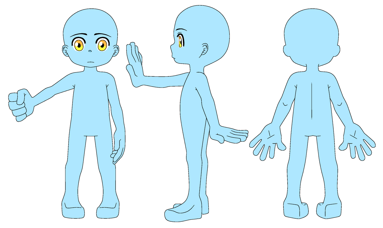 Soul Eater Kid Ref Base Ms Paint Friendly by Bea-Boo on DeviantArt