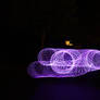 Violet circles (Painting with light)