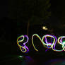 Colorful snakes (Painting with light)