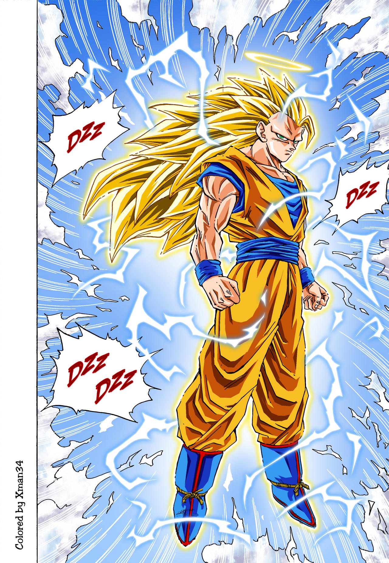 Goku SSJ3 - Colored by Xman34 on DeviantArt