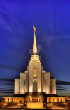 Rexburg Temple HDR