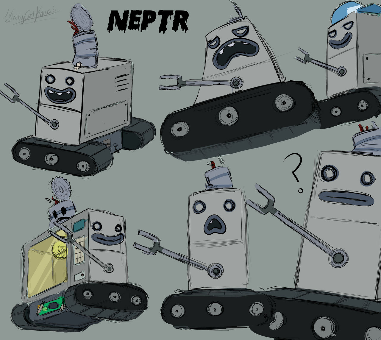 Neptr Outline Neptr by KatyCatKawai on DeviantArt