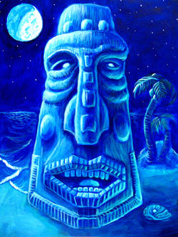 Moonlit Moai