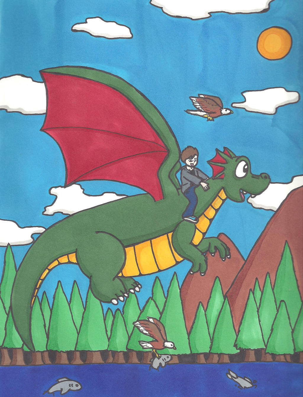 Dragon Riding by Cartcoon on DeviantArt