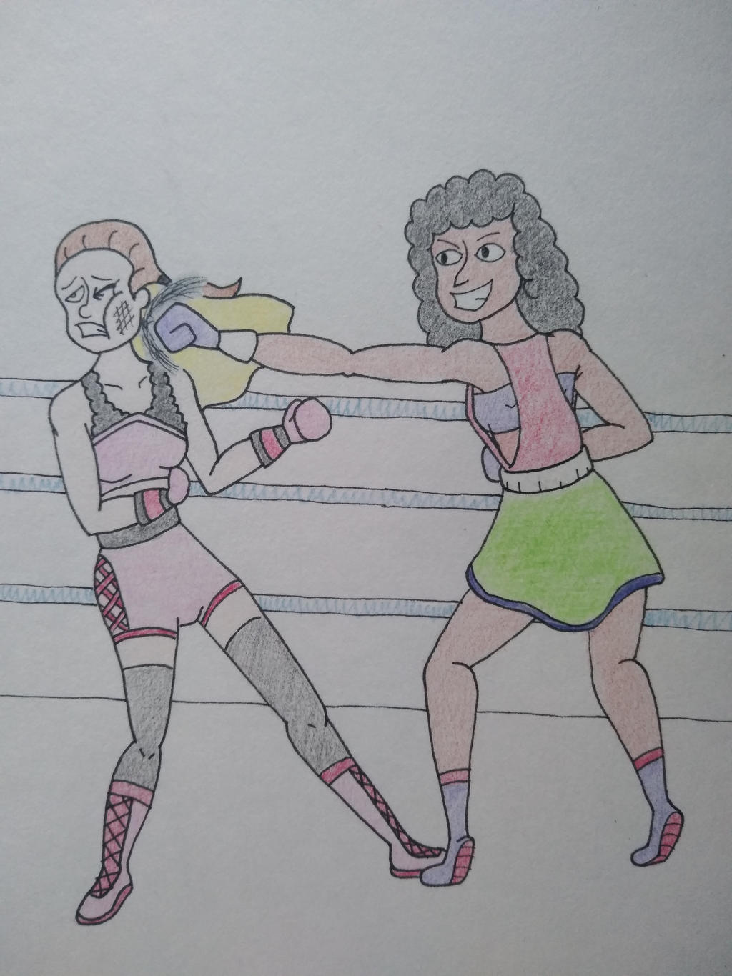 Boxing: Dominae vs Cameron Steiner by Nap-Maker on DeviantArt