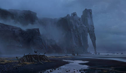 Castle on the rock by BastaMarcin
