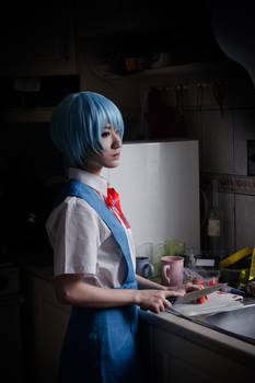 EVA: Rei in Kitchen