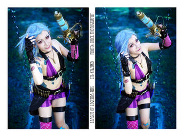 League of Legends: Jinx Hair Flip