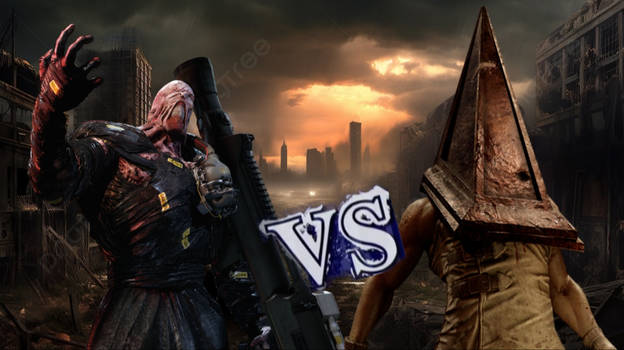 Kind of battle I'd love to watch.Pyramid head vs Nemesis. - 9GAG