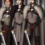 Robb Stark, Jon Snow, Ned Stark