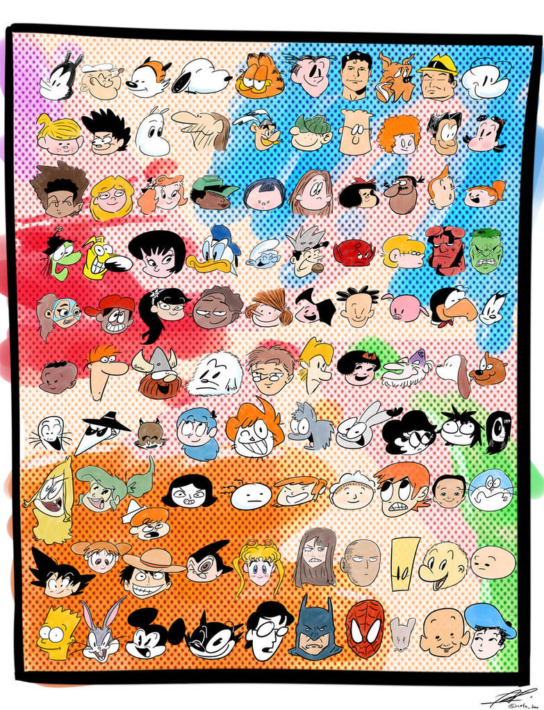 100 Layers of Comics by GrandEch on DeviantArt