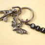 Vampire Bat Keychain