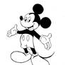 Mickey Mouse bw