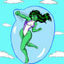 She-Hulk  Bubble Trap  1