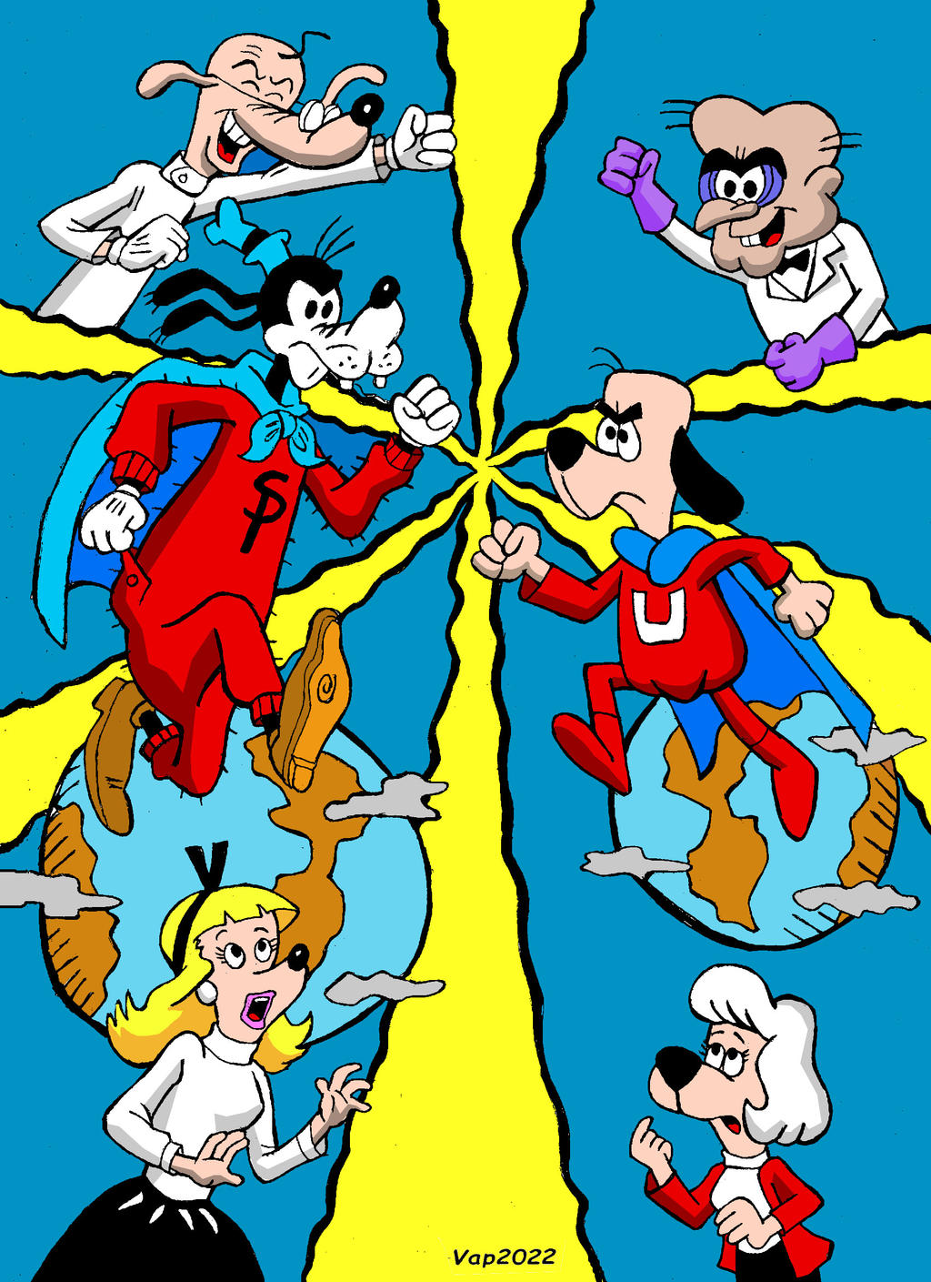 Super Goofy Vs Underdog by CapV77 on DeviantArt