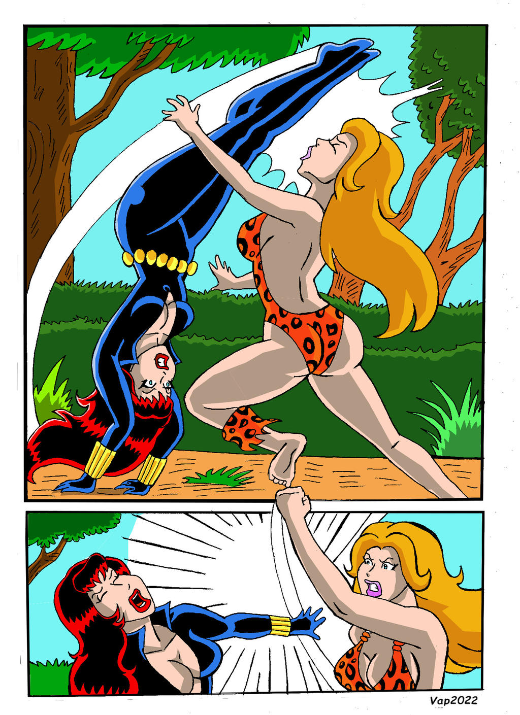 Black Widow Vs Shanna 11