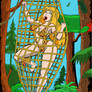 Shanna caught In a net 2