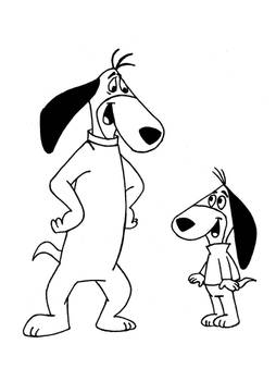 Augie Doggie and Doggie Daddy bw